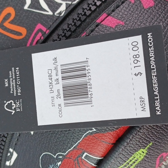 Karl Lagerfeld Backpack NWT - Picture 4 of 9